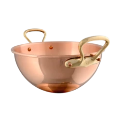 40cm M'PASSION Egg White Beating Bowl Bronze Handles