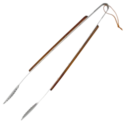 20inch BBQ Premier Tongs Walnut Handle