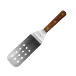 3x8inch Flexible Perforated Turner Walnut Handle