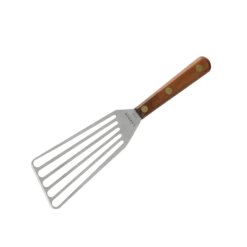3x6inch Chef's LH Slotted Turner Walnut Handle