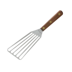 4x9inch Chef's Large RH Slotted Turner Walnut Handle