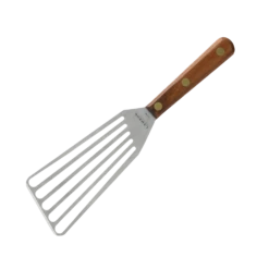 4x9inch Chef's Large LH Slotted Turner Walnut Handle