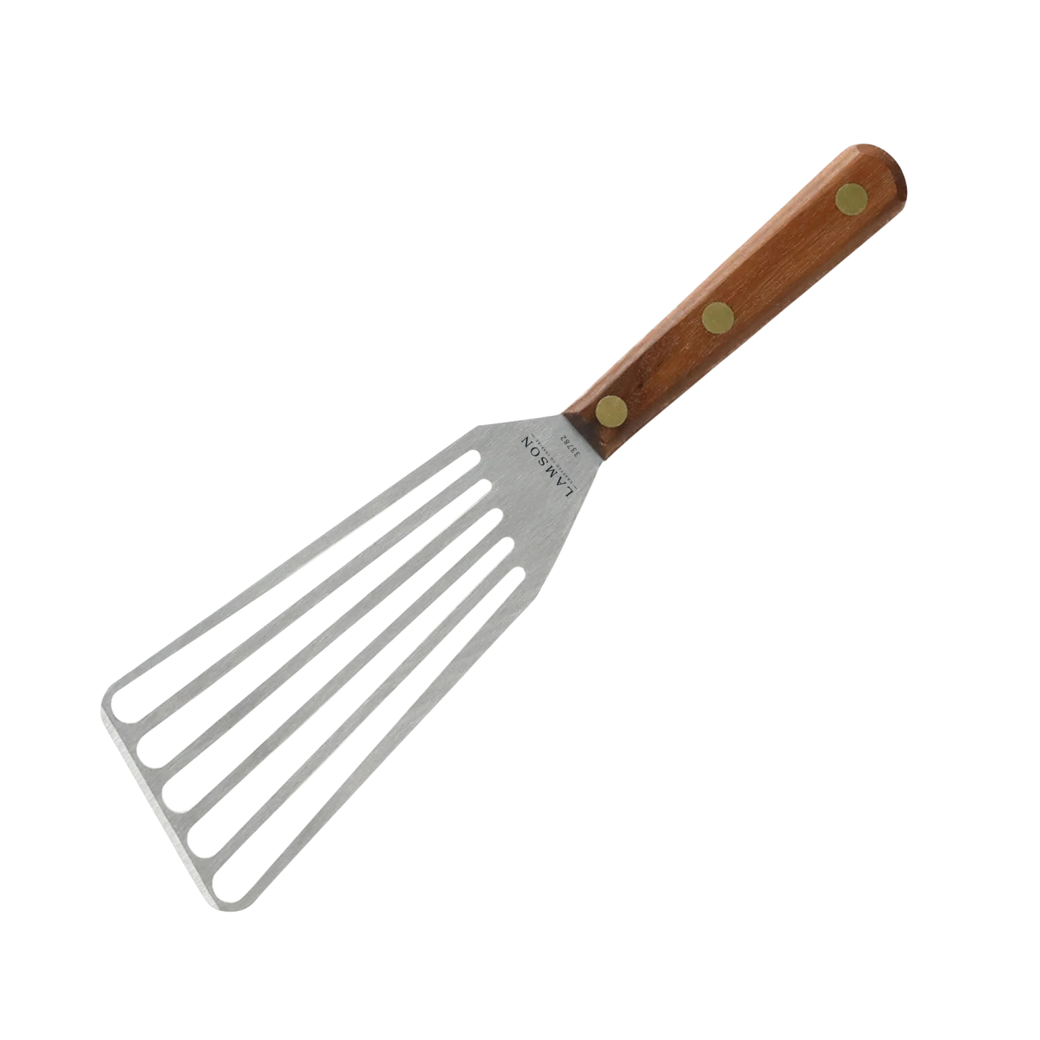 4x9inch Chef's Large LH Slotted Turner Walnut Handle 4x9inch Chef's Large LH Slotted Turner Walnut Handle -Phillip and Lea Store 33782 W 1 lh jumbo adj