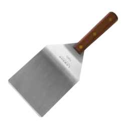 5x6inch Stiff Hamburger Turner Walnut Handle