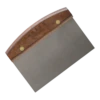 4x6inch Large Dough Scraper Walnut Handle