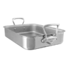 40x30cm M'COOK Roasting Pan Cast S/S Handles