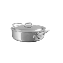 24cm M'COOK Rondeau With Lid Cast S/S Handles