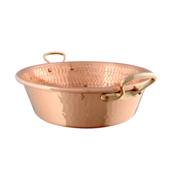 40cm M'PASSION Hammered Jam Pan Bronze Handle