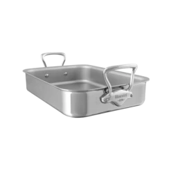 30x22cm M'COOK Roasting Pan Cast S/S Handles
