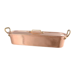 60x15cm M'TRADITION Fish Kettle With Grid And Lid