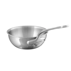 28cm M'COOK Curved Splayed Saute Pan Cast S/S Handle