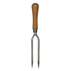 2 Tine Weeding Fork Cherry Handle
