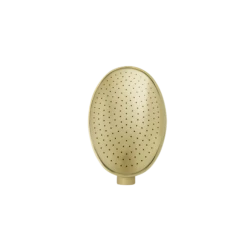 Oval Coarse Brass Rose For Warley Fall Can