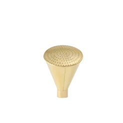 Round Fine Brass Rose For Warley Fall Can