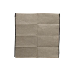 Black Hem Unbleached Dish Cloth