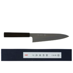 SAKAI KIKUMORI (GINSAN KASUMI) 240mm Gyuto 4 SAKAI KIKUMORI (GINSAN KASUMI) 240mm Gyuto -Phillip and Lea Store Ginsan Kasumi Gyuto 210 a case adj