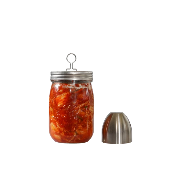 Fermentation Lid for Le Parfait 100mm Screw Top Jars Fermentation Lid For Le Parfait 100mm Screw Top Jars -Phillip and Lea Store Kimchi S Kit side 600x600 adj