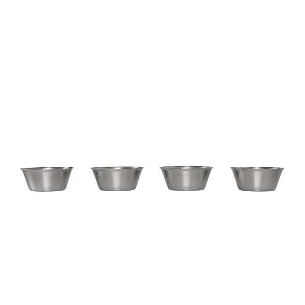 0.07 litre Mise en place Bowl (Pack of 4) 0.07 Litre Mise En Place Bowl (Pack Of 4) -Phillip and Lea Store Measuring cup sets side M adj