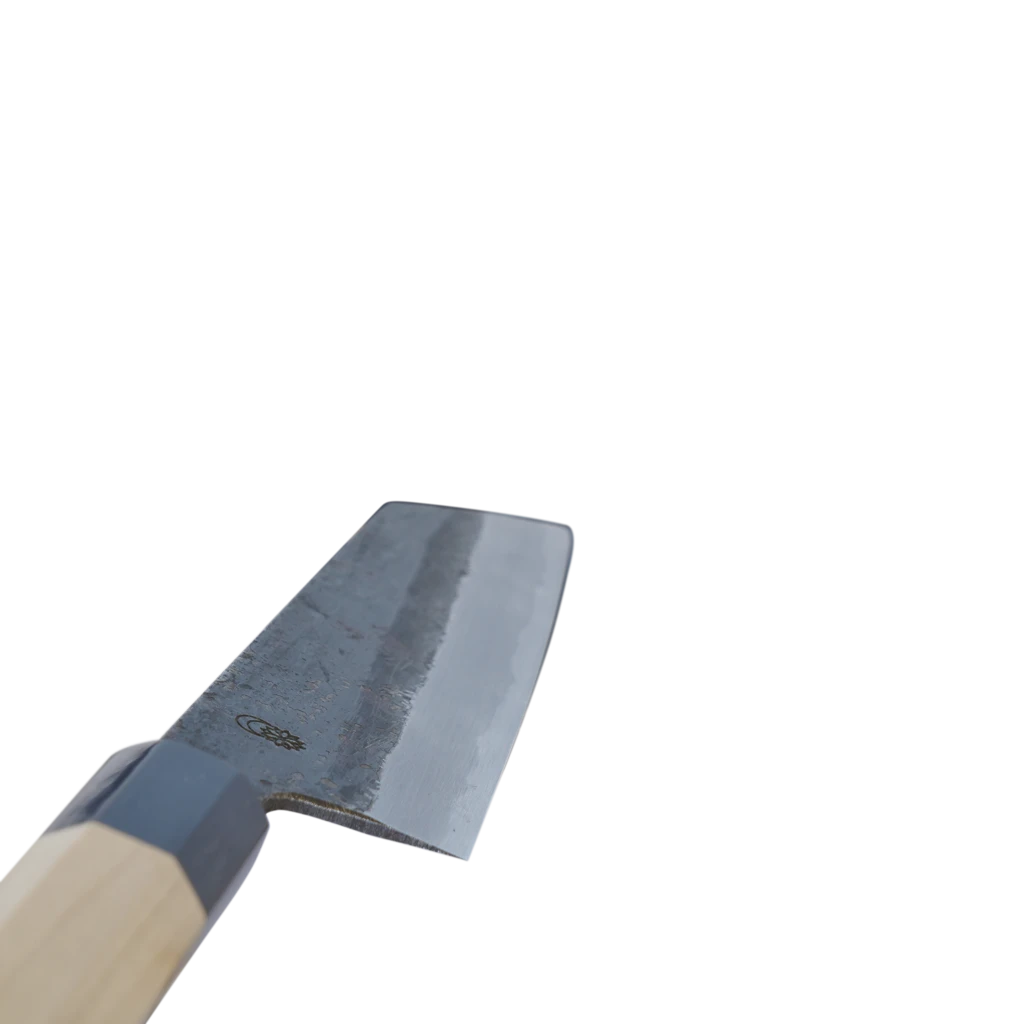 SAKAI KIKUMORI (KURO) 180mm Kiritsuke Santoku SAKAI KIKUMORI (KURO) 180mm Kiritsuke Santoku -Phillip and Lea Store Navy L adj