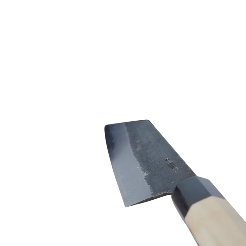 SAKAI KIKUMORI (KURO) 180mm Kiritsuke Santoku SAKAI KIKUMORI (KURO) 180mm Kiritsuke Santoku -Phillip and Lea Store Navy R adj