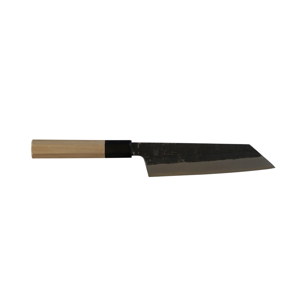 SAKAI KIKUMORI (KURO) 180mm Kiritsuke Santoku SAKAI KIKUMORI (KURO) 180mm Kiritsuke Santoku -Phillip and Lea Store Navy a adj