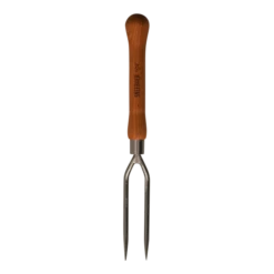 2 Tine Weeding Fork 22cm Cherry Handle
