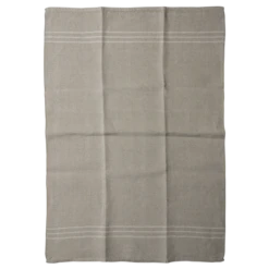 White Stripe Unbleached Tea Towel