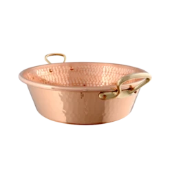 36cm M'PASSION Hammered Jam Pan Bronze Handle